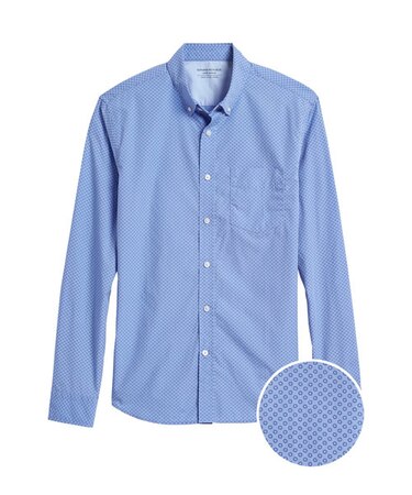 スリムフィット?リュクス ポプリン タックアウトシャツ