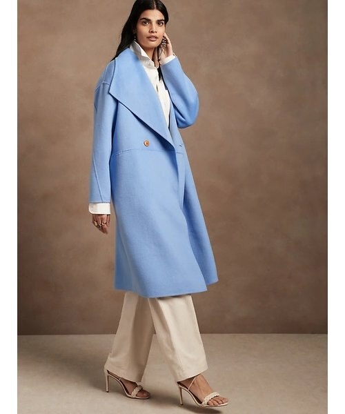 未使用　バナナリパブリック　オーバーサイズダブルフェイスコート オーバーサイズ ダブルフェイス コート｜バナナ・リパブリックの通販