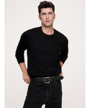 イタリアンメリノ クルーネックセーター