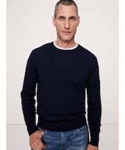 イタリアンメリノ クルーネックセーター