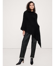 シグネチャー カシミヤ ニットポンチョ