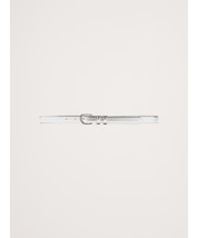 スリム メタリックレザーベルト