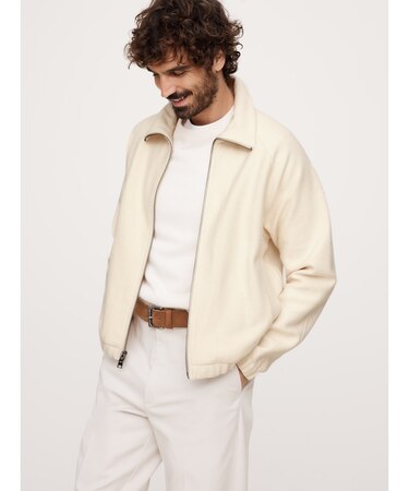 フレンチテリー ジップアップスウェットシャツ