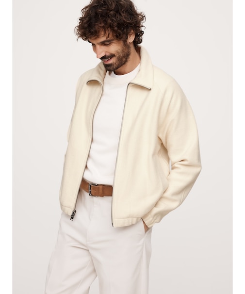 フレンチテリー ジップアップスウェットシャツ