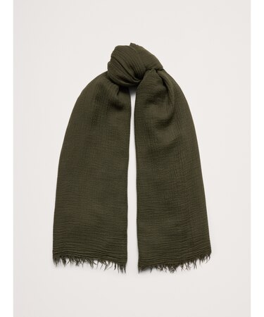 メリノウール ガーゼスカーフ