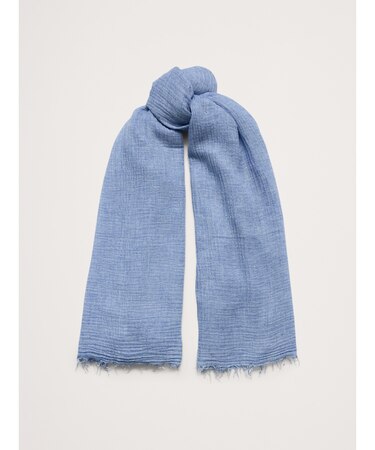 メリノウール ガーゼスカーフ