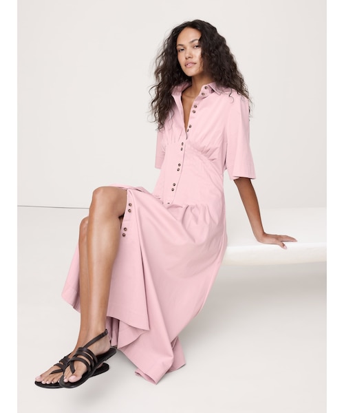 BANANA REPUBLIC リボンプリントシャツドレス 20250212171516694.jpg