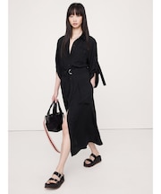 ドレーピー ユーティリティ シャツドレス