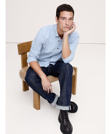 スタンダードフィット フランネルシャツ