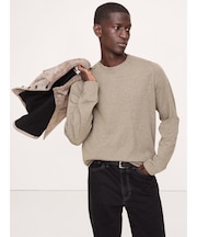 スラブ ダブルニット クルーネックTシャツ