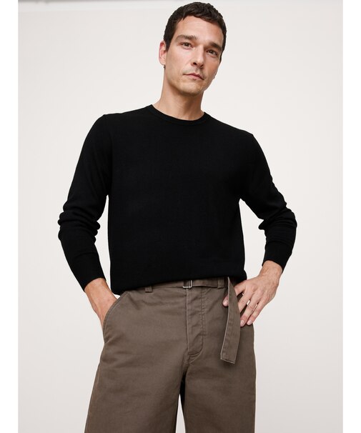 ◆メリノクルーネックセーター