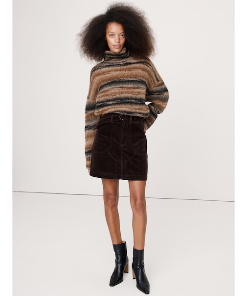 コーデュロイ ミニスカート