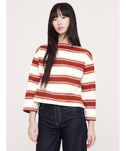 リラックス ヘビーウェイト コットン ボートネック Tシャツ