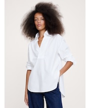 オーバーサイズ ロングスリーブ ポップオーバーチュニック