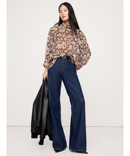 ルレックス ストライプ リバース ウエスタンシャツ