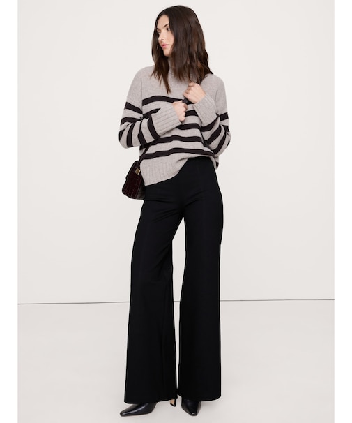 ワイドレッグ エブリウェア ポンチプルオンパンツ