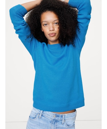 ライトウェイト カシミヤ クルーネックセーター