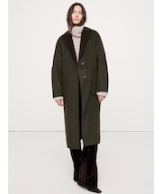 リバーシブル ダブルフェイス トップコート