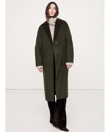 リバーシブル ダブルフェイス トップコート