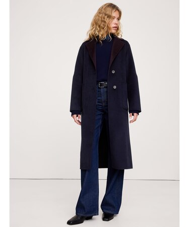 リバーシブル ダブルフェイス トップコート