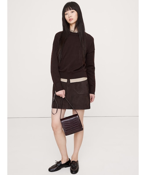 メリノ クルーネックセーター