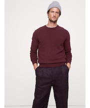 カシミヤ クルーネックセーター