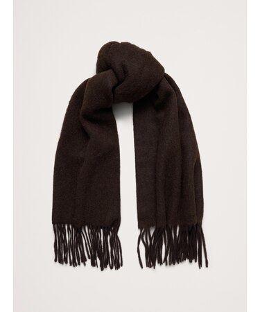 ブラッシュド アルパカウールブレンド スカーフ