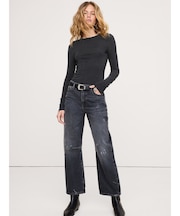 リュクス ウールブレンド クルーネックTシャツ