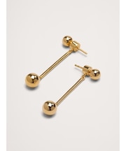 スモール バーベル ドロップ ピアス