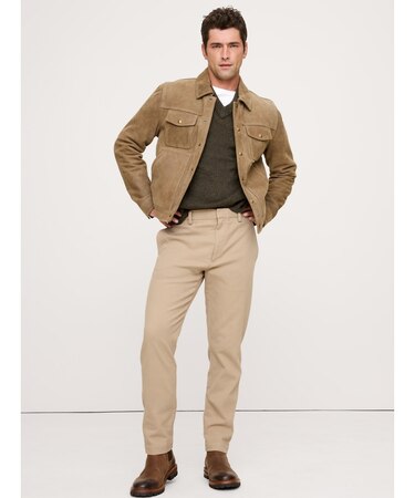 ◆スリム ブラッシュド トラベラー チノパンツ