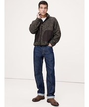 ◆ブークレ フリース ジップアップ スウェットシャツ