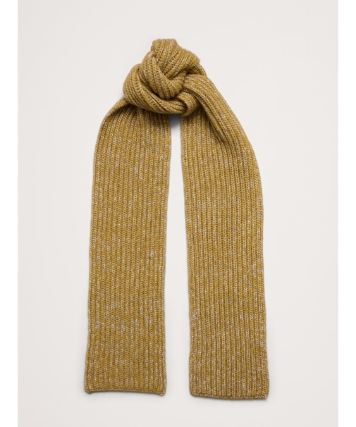 チャンキー アルパカウールブレンド リブ スカーフ