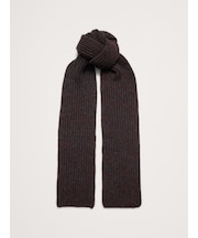 チャンキー アルパカウールブレンド リブ スカーフ