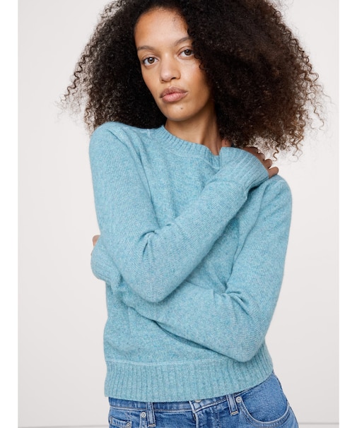 メリノ コットン クルーネックセーター