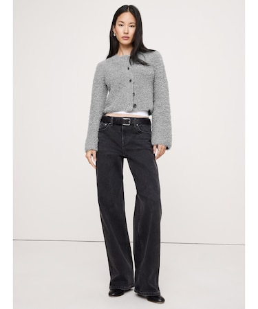 カーリー メリノブレンド カーディガン