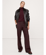 エブリデイ ワイドレッグ フランネル パンツ