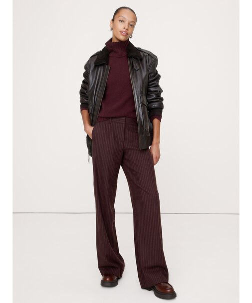 エブリデイ ワイドレッグ フランネル パンツ