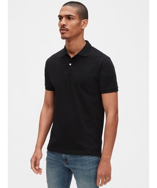 半袖ポロシャツ（ストレッチピケ）｜ギャップの通販｜&mall（アンド