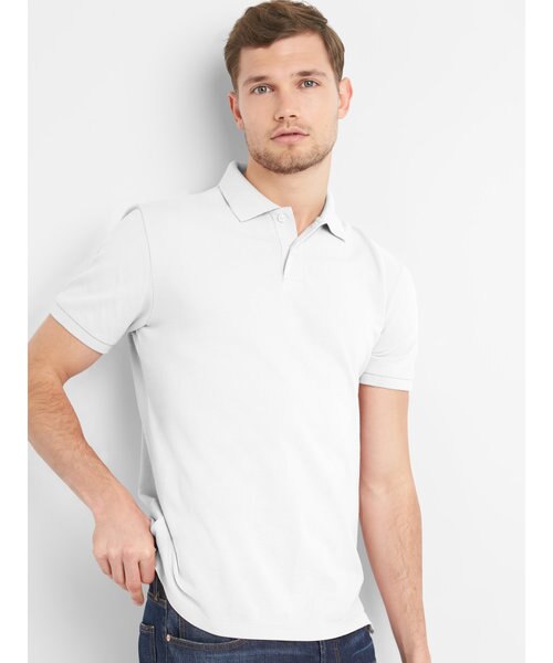 半袖ポロシャツ（ストレッチピケ）｜ギャップの通販｜&mall（アンド