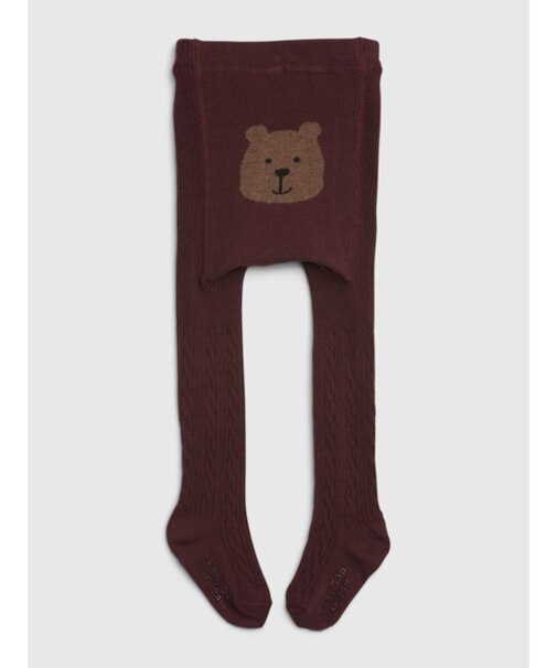 くまさんケーブルニットタイツ (ベビー＆幼児)