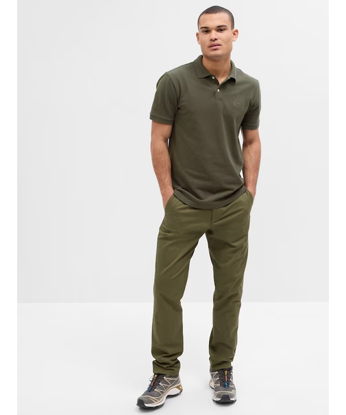 Gapflex エッセンシャル カーキ スリムフィット チノパンツ