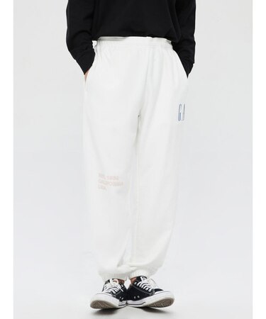 カーボナイズド フレンチテリー Gapロゴ ジョガーパンツ