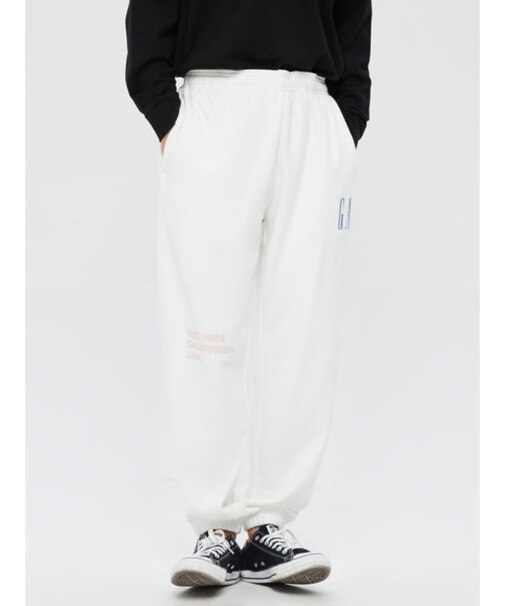 カーボナイズド フレンチテリー Gapロゴ ジョガーパンツ