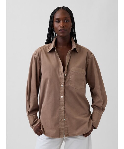 オーガニックコットン ビッグシャツ