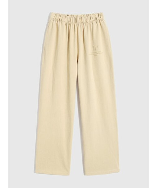 ウォッシュド ロー ジャージ ワイドレッグパンツ