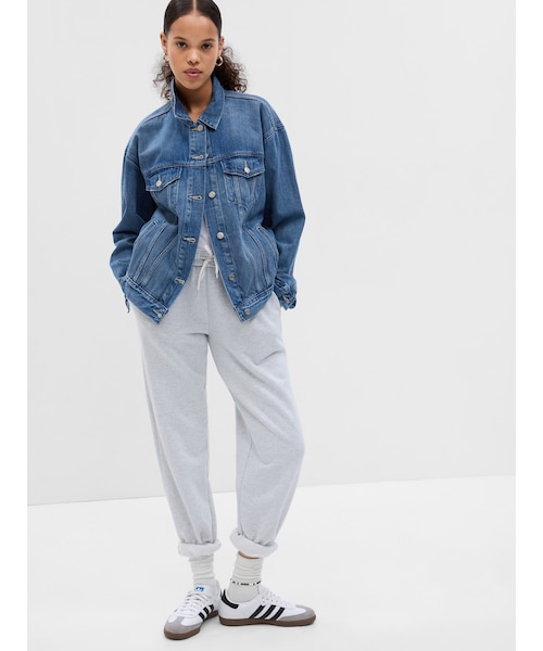   クロップド ユーティリティ デニムジャケット S デニム クロップド ユーティリティ ジャケット｜ギャップの通販｜&mall