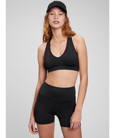 Gapfit Vネック レーサーバック スポーツブラ (エクリプス)