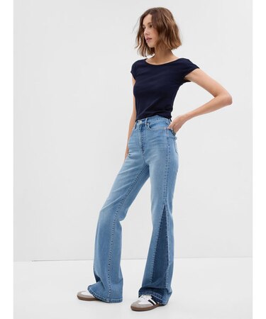 モダン キャップスリーブtシャツ