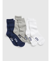 3足セット クルーソックス (キッズ)