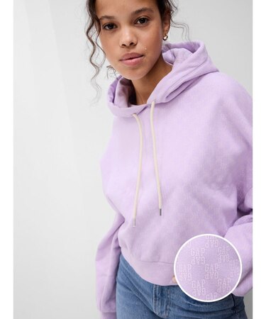 ヴィンテージソフト クロップド GAPロゴパーカー